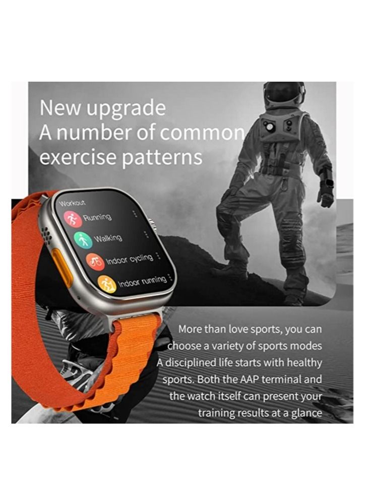 X8+ Plus Ultra Series 8 Wearfit PRO (2023) Smart Watch 2.08 Inch IPS display NFC Bluetooth V5 Call