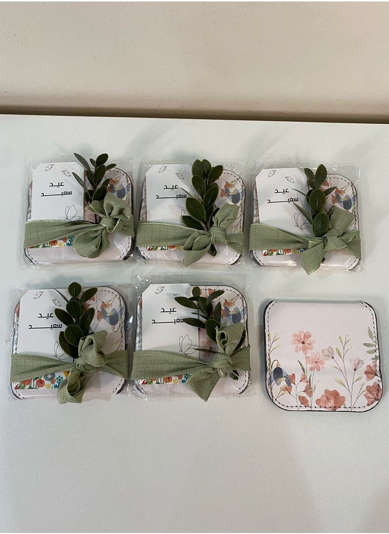 Eid gifts, set of 6 mirrors decorated with ribbons and cards. Happy Eid to you all. - pzsku/Z17B96F0901090C573A23Z/45/1741583570/ecbff08b-32d4-4d7a-8303-d7dbe4b37904