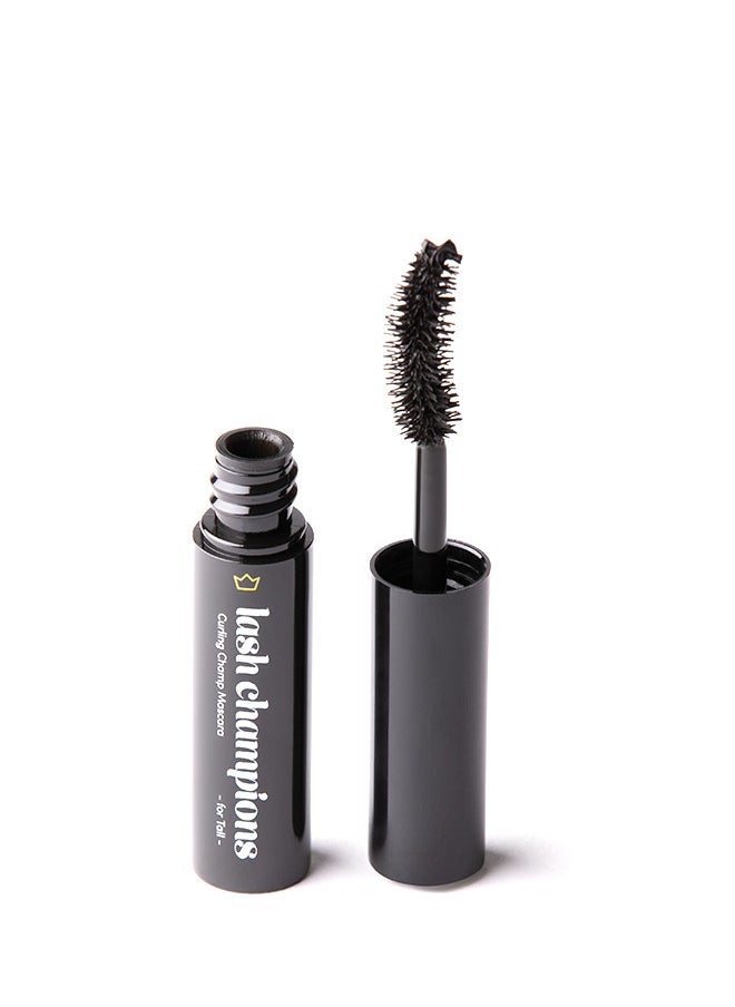 Siella Beauty Travel Size Curling Champ Mascara For Tall Highly Pigmented Colour For Long & Straight Lashes Black 4ml Made In Italy  - Image 3
