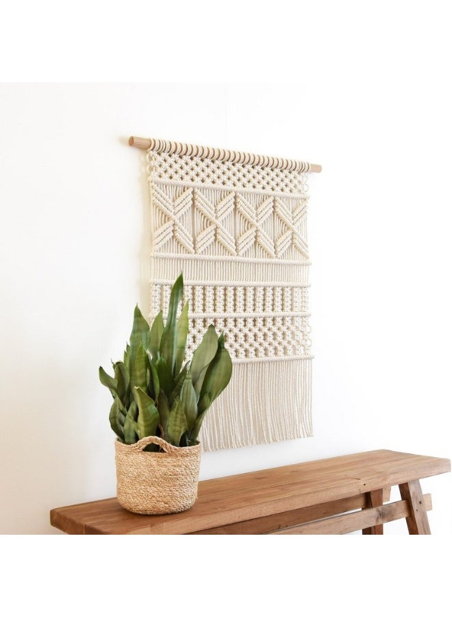 Home Gallery Macrame Pattern Wall Hanging Handmade  - Image 3
