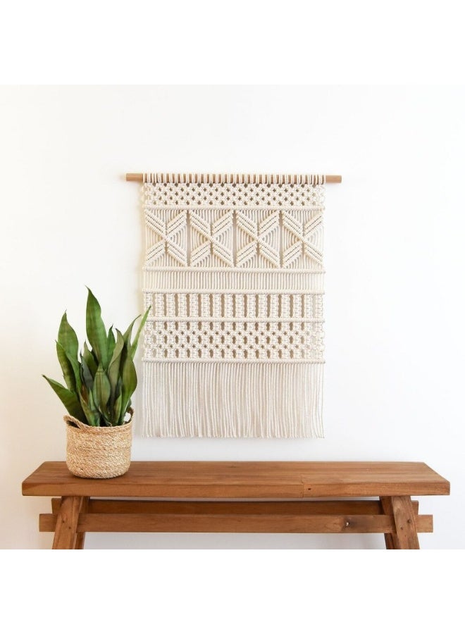 Home Gallery Macrame Pattern Wall Hanging Handmade  - Image 4