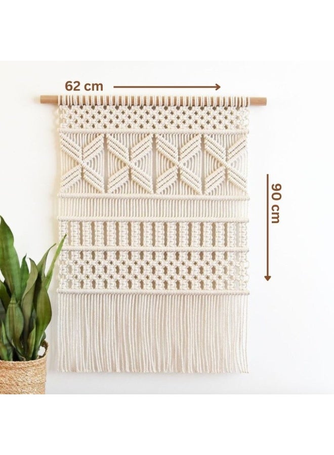 Home Gallery Macrame Pattern Wall Hanging Handmade  - Image 5
