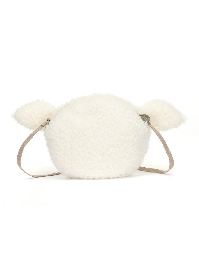 Jellycat حقيبة الحمل الصغيرة - لعبة محشوة ناعمة بأرجل كوردية، هدية عيد الحب اللطيفة للأطفال والبالغين، مجموعة جليكات، 19 سم - Image 3