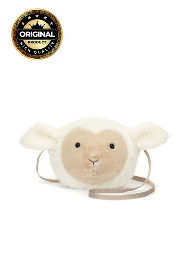 Jellycat حقيبة الحمل الصغيرة - لعبة محشوة ناعمة بأرجل كوردية، هدية عيد الحب اللطيفة للأطفال والبالغين، مجموعة جليكات، 19 سم - Image 1