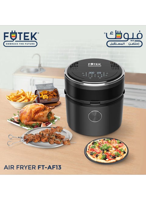 Digital 10-in-1 Multifunction Air Fryer With 7L Capacity With Rapid Hot Air Circulation For Frying, Grilling, Broiling, Roasting, and Baking