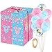 Innovoscape Gender Reveal Balloon Box with Ribbon Gender Reveal Game Party Decorations Boy or Girl Reveal Ideas for Baby Shower He or She Welcome Baby Party Decorations Supplies - Image 3