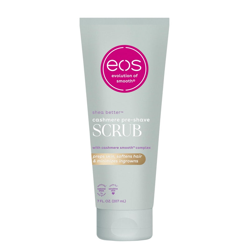 eos Cashmere Skin Collection PreShave Scrub Vanilla Cashmere Scented Exfoliating Body Scrub 7 fl oz
