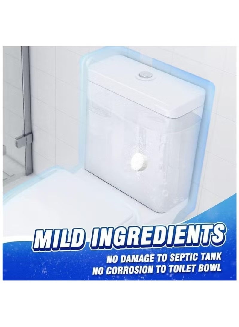 Toilet Bowl Cleaner Tablets, Automatic Toilet Bowl Cleaners with Bleach, Durable Toilet Tank Cleaners with Sustained-Release Technology, Household Toilet Cleaners with Easy Operation - 12 PACK - Image 2