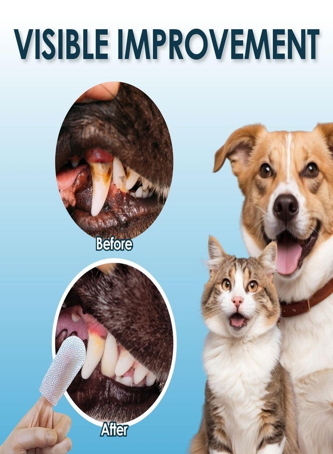 Mooncat Dental Finger Wipes for Dogs & Cats - Easy Teeth Cleaning to Remove Plaque, Tartar & Freshen Bad Breath - Gentle Tooth Wipes for Puppy & Kitten Care - 40 Counts - Image 4