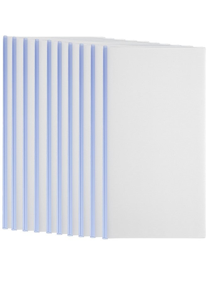 اس بي اس مجلدات ملفات بلاستيكية من نوع SPS - أغطية تقارير شفافة منزلقة بحجم A4 - عبوة من 10 قطع - Image 1