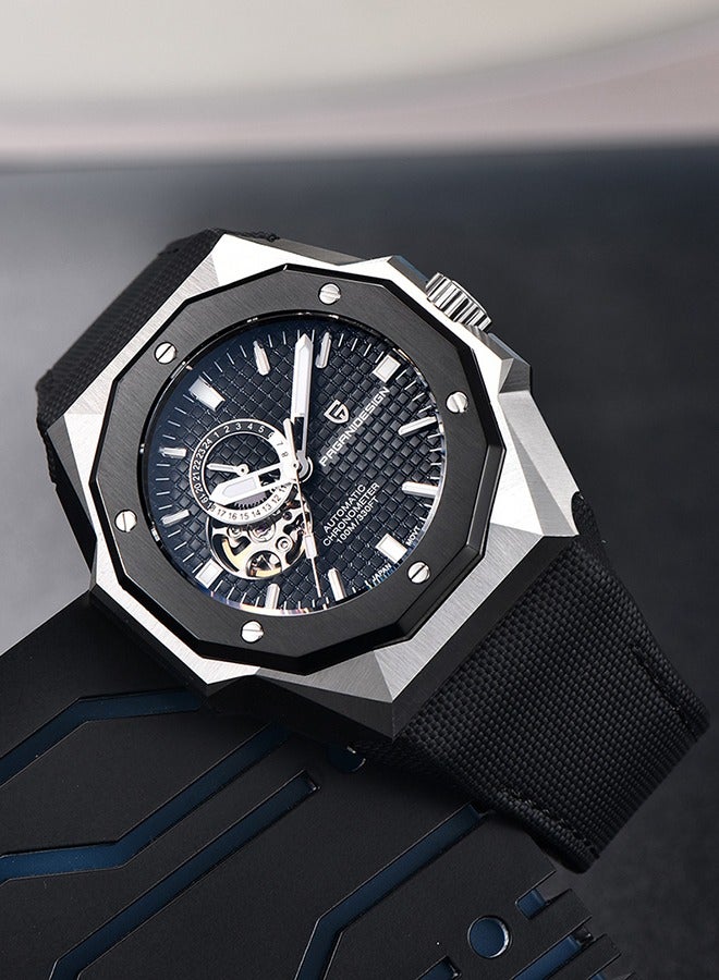 PAGANI DESIGN Men's Automatic Watches 42mm Unique Stainless Steel Mechanical Wrist Watches for Men Japanese NH39 Movement - Image 3