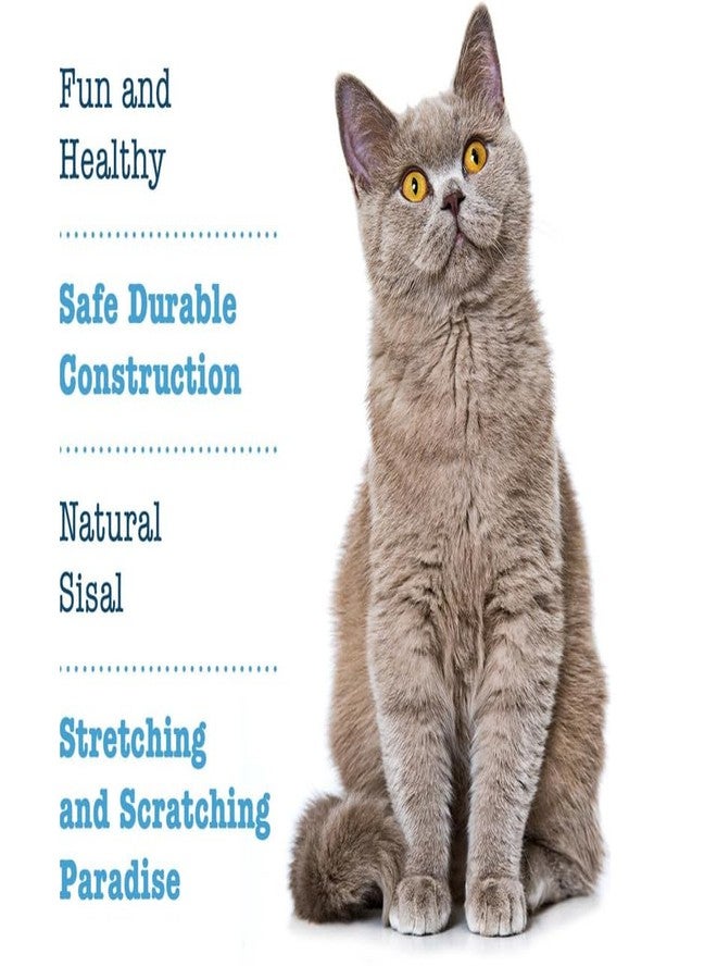 BohoBark Cat Scratcher, Cat Cardboard Bed, Cat Sofa for Indoor Cats, Scratching Lounger, Couch with Catnip, Recycle Corrugated Large Lounge Pack of 1 - Image 5