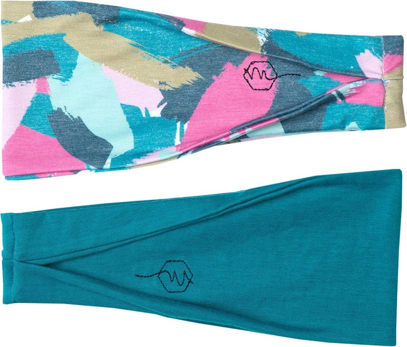 Maven Thread 4" Wide Workout Headbands for Women (2 Pack) – Non-Slip Sweatbands for Gym, Running & Yoga - Image 1