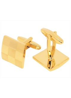 Square Pattern Cufflinks for Men Silver and Gold Plated Men's Cuff Link Set for Wedding Shirt Party Business Birthday Anniversary Dress (Golden Cufflinks) - pzsku/Z17BA20E9985B7C83951DZ/45/_/1741171462/2de3131c-cc70-47e9-bb40-586e9bc5f62b