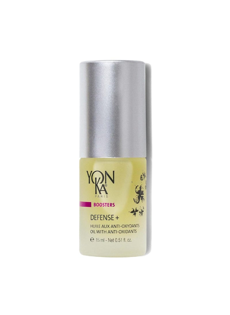 Yonka Yon-Ka Booster Defense Plus (15ml) Protective Skin Enhancing Concentrate, Reinforce from Environmental Stressors with Vitamin C and Magnesium, Reduce Signs of Aging, Paraben-Free 