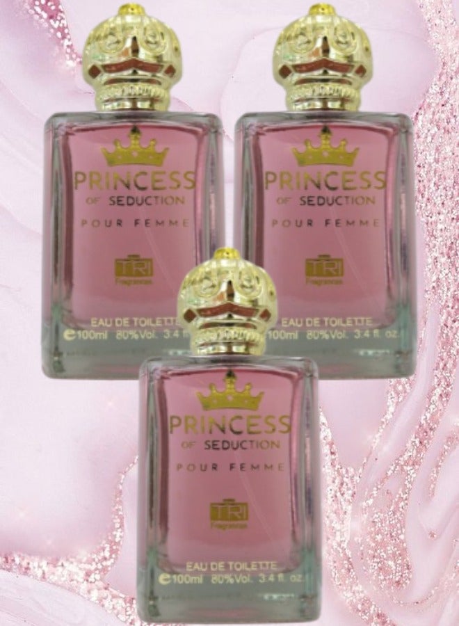 TRI 3 Pieces Princess Perfume 100ml EDT - Image 1
