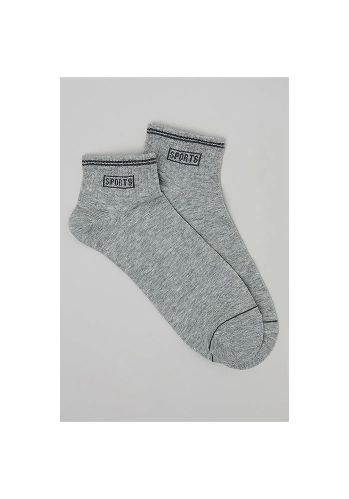 أر أند بي 3 Pack Printed Ankle Socks