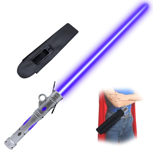ANNDOFY Light Up Saber for Kids LED Light Swords Set with 25 Color Changing Electronic Lights FX Sound for Galaxy War Fighter Warriors Halloween Dress Up Parties with Belt Clip - Image 1