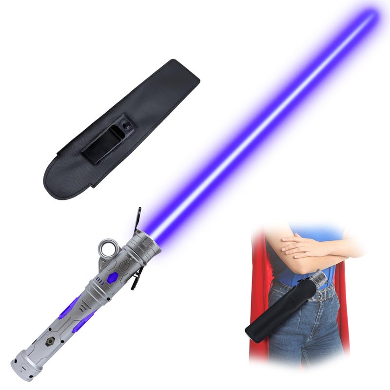 ANNDOFY Light Up Saber for Kids LED Light Swords Set with 25 Color Changing Electronic Lights FX Sound for Galaxy War Fighter Warriors Halloween Dress Up Parties with Belt Clip - Image 3