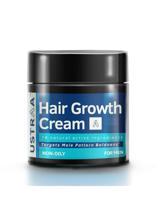 Ustraa - Hair Growth Cream 100G Helps Boosts Hair Growth Prevents Hair Fall & Anti Hair Fall Shampoo 250Ml Dermatologically Tested & Daily Use Conditioner 100G With Brahmi & Vitamin E. - Image 1