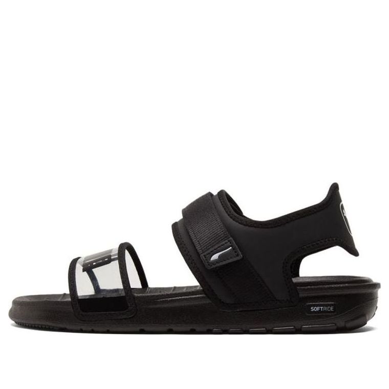 PUMA (WMNS) PUMA SoftRide Sandal 'Black' - Image 1