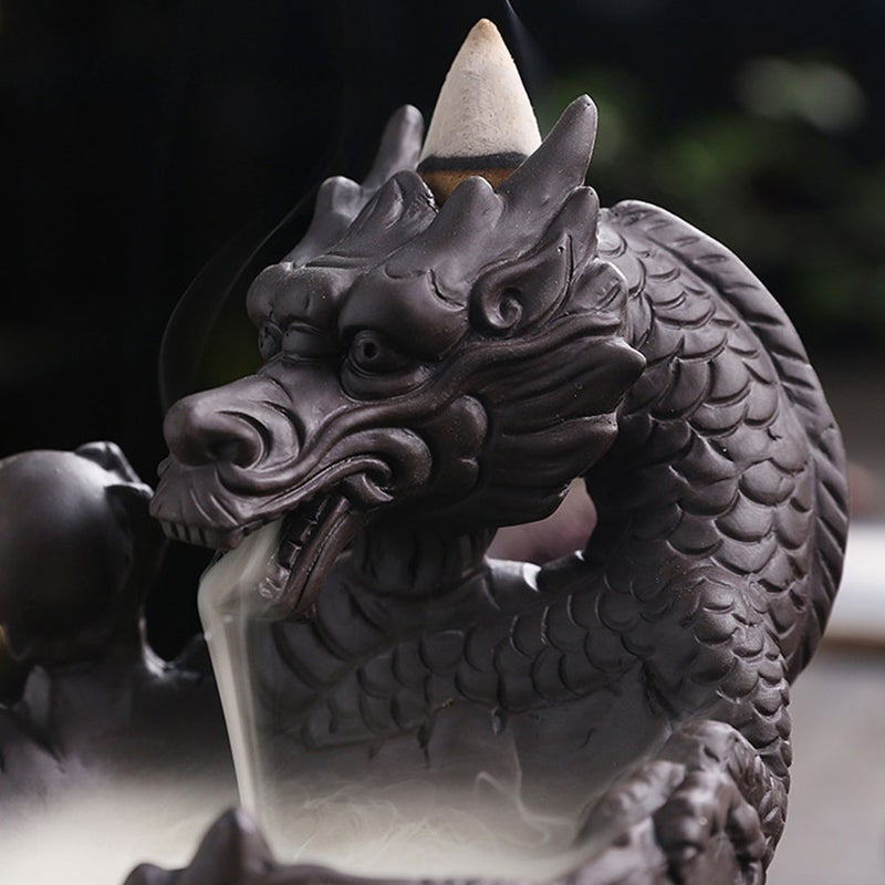 Backflow Incense Burner Vintage Chinese Style Incense Censer - Image 5