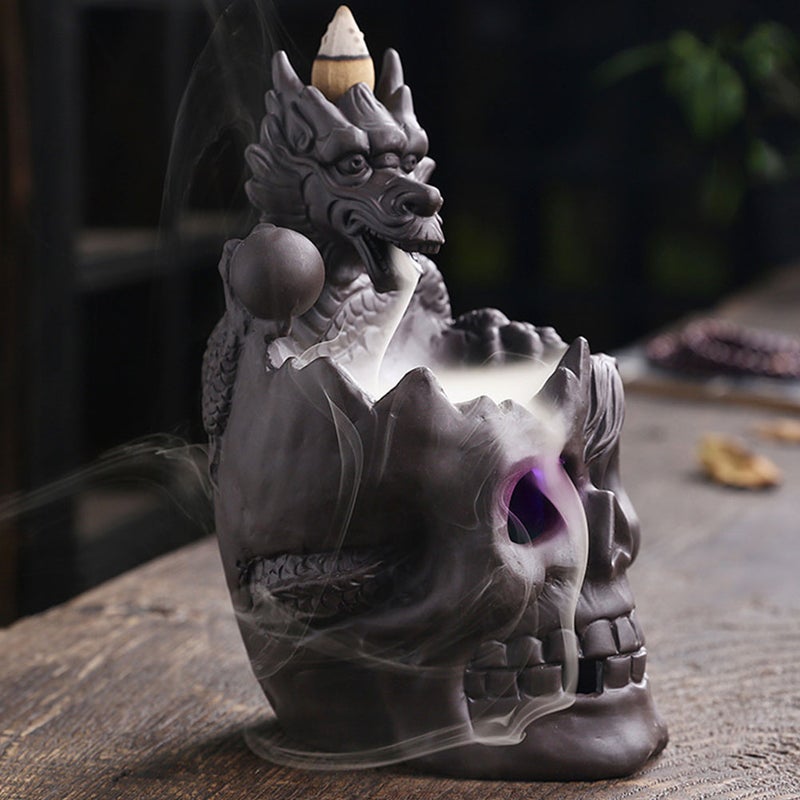 Backflow Incense Burner Vintage Chinese Style Incense Censer - Image 3