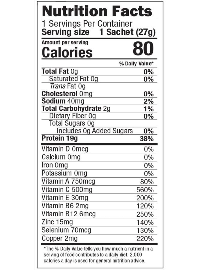 ABINTRA Specialized Wound Healing Nutritional Supplement Includes L-Arginine, L-Glutamine, Whey Protein, Vitamins and Minerals, Orange Flavor, 6 Packets, 27g Each, Made in The USA  - Image 2
