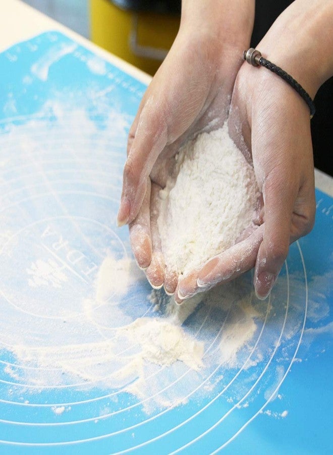 EKANTIK Non Stick Silicon roti Mat | Reusable Kneading Dough Mat | Bakery Measuring Mat Baking Tool - Multi Color - Image 4
