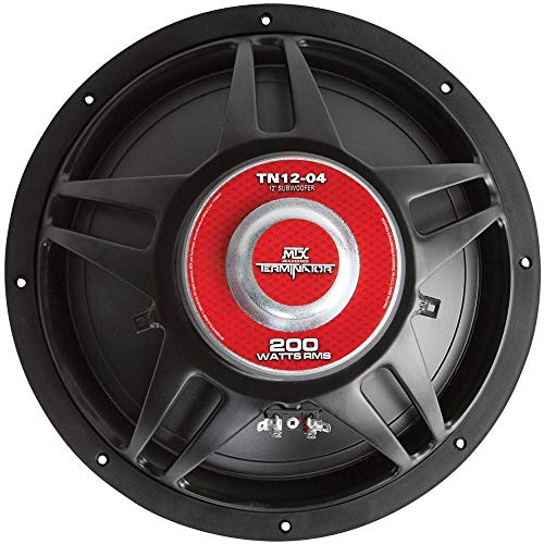 MTX Audio TN12-04 12" Single 4 ohm Terminator Series Subwoofer - Image 5