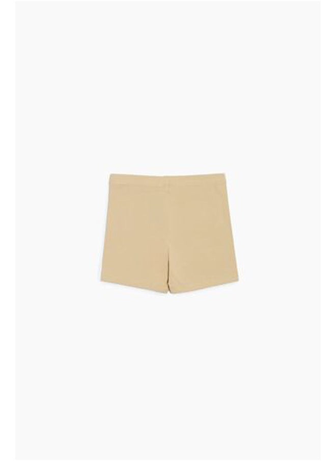 FOREVER 21 Girls Organically Grown Cotton Biker Shorts 