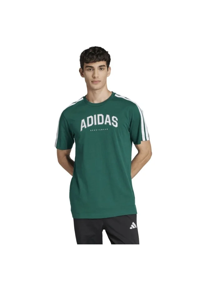 Adidas codes collegiate linear men graphic t-shirt
