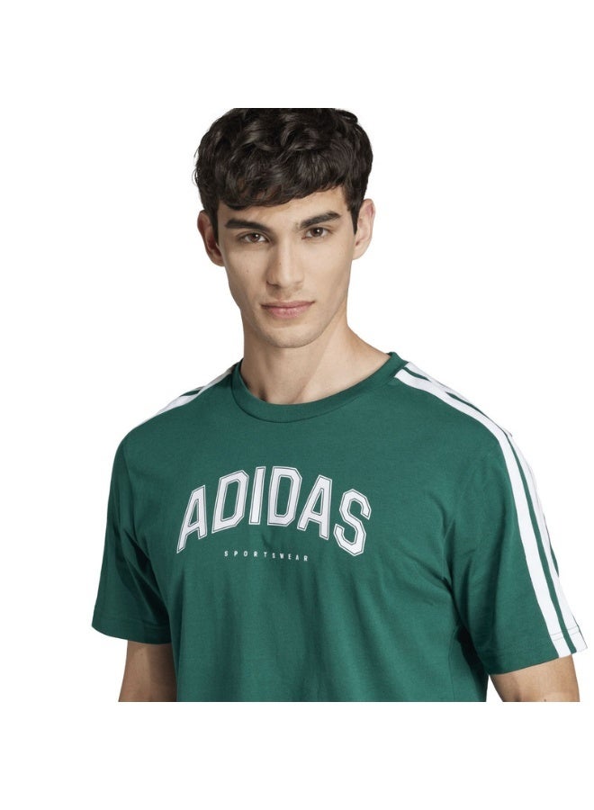 Adidas codes collegiate linear men graphic t-shirt - Image 1
