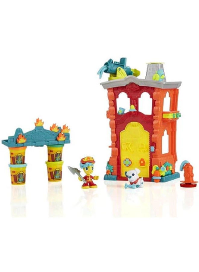 Play-Doh Fire Station Dough Set  - Image 1