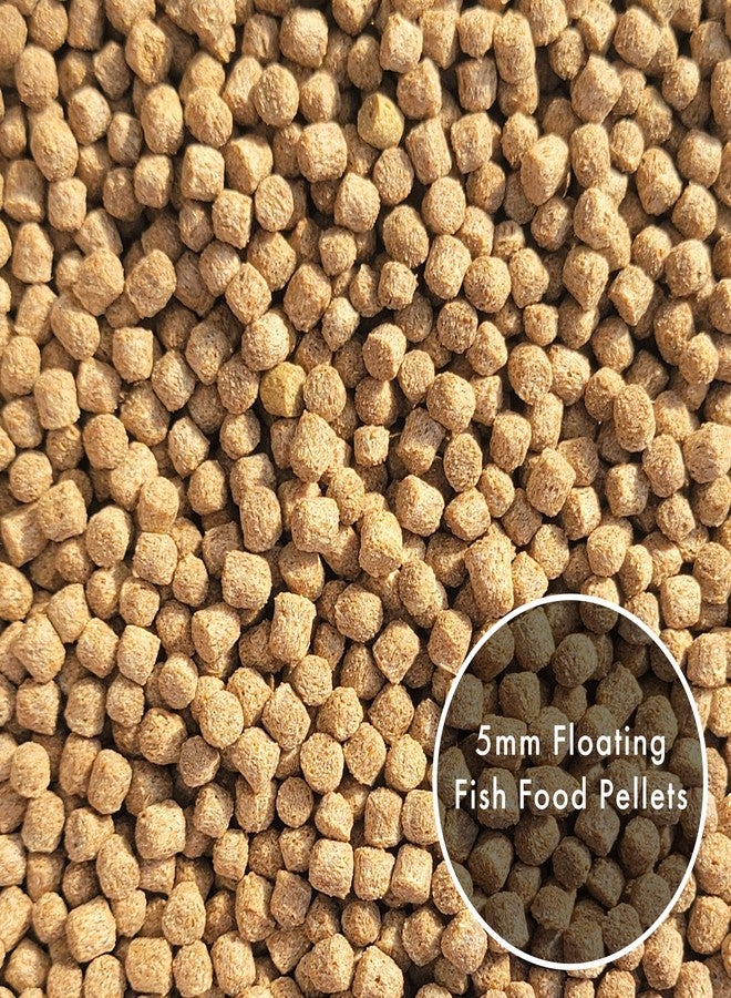 HALF OFF PONDS Show & Grow Koi Fish Food - 5 lb Floating Pellets, 5mm Size - Goldfish Food for Ponds - 35% Protein with Beta Carotene & Vitamins - Enhances Color Vibrancy & Body Definition - Image 4