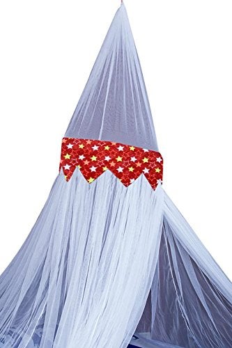 CREATIVE TEXTILES Mosquito Net for Double Bed Foldable Hanging Polyester Mosquito Net, - Image 3
