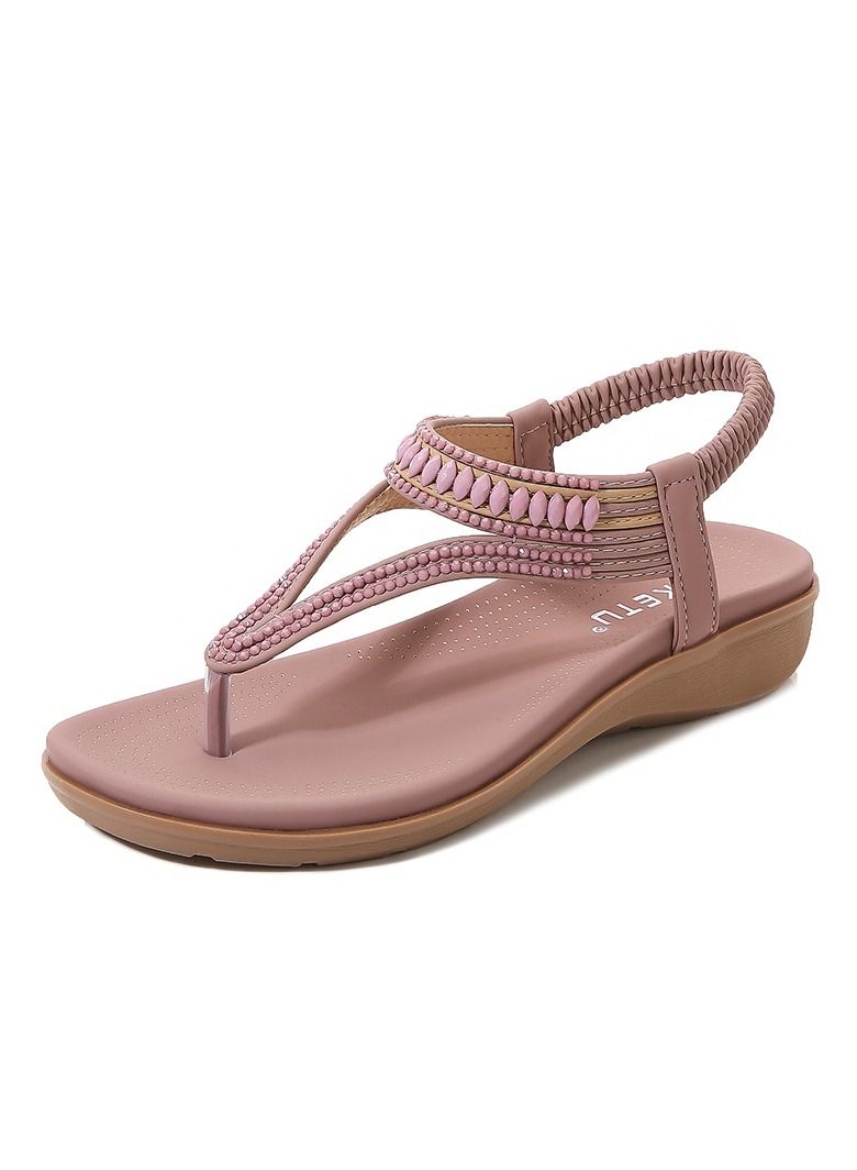 Loquat Soft Lightweight Comfortable Women's Sandals Pink 