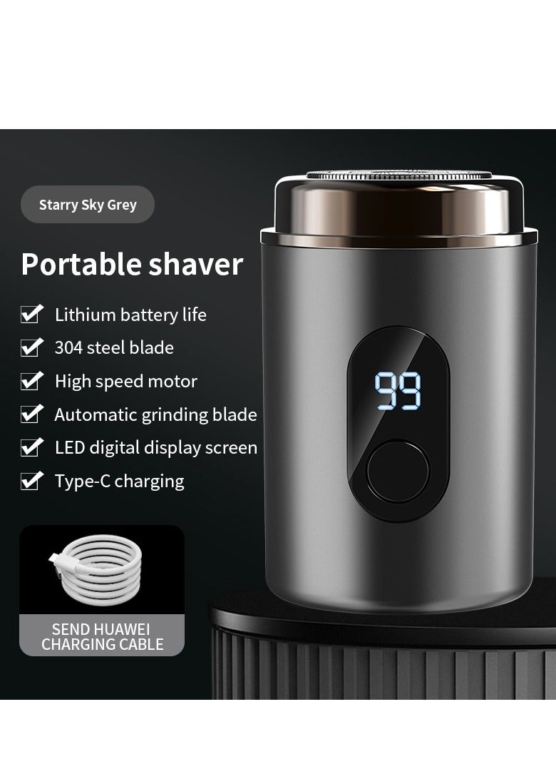 Generic Ultra-Portable Men's Electric Shaver, Travel-Ready Powerhouse with Type-C Dual Charging, Mini and Long range, Birthday gift  - Image 1