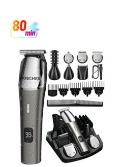 DOSCHER Electric Hair Trimmer for men, Body Shaver Groomer Safe Suitable, Shaver Rechargeable Waterproof Wet And Dry  - Image 1