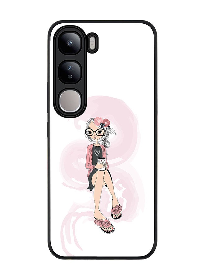 Stylizedd For vivo V40 Lite Case,Slim fit Camera Protection, Shockproof Thin Phone cover - Nerdy Cute - Image 1