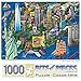 Bits and Pieces 1000 Piece Jigsaw Puzzle for Adults New York City View Statue of Liberty Skyline Jigsaw Puzzle by Artist Joseph Burgess Completed Puzzle Size 20 x 27 - Image 4