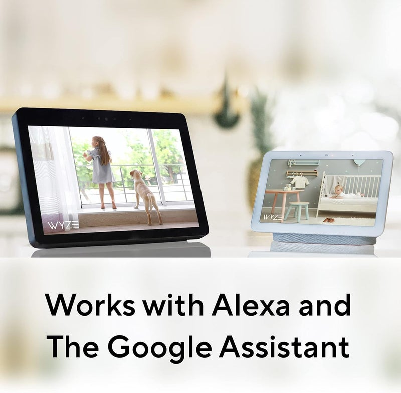 WYZE Cam Pan v2 1080p PanTiltZoom Indoor Security Camera with Color Night Vision Motion and Sound Detection WiFi Smart Home Security Camera Compatible with Alexa  Google Assistant White - Image 2