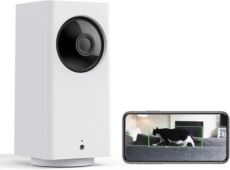 WYZE Cam Pan v2 1080p PanTiltZoom Indoor Security Camera with Color Night Vision Motion and Sound Detection WiFi Smart Home Security Camera Compatible with Alexa  Google Assistant White - Image 1