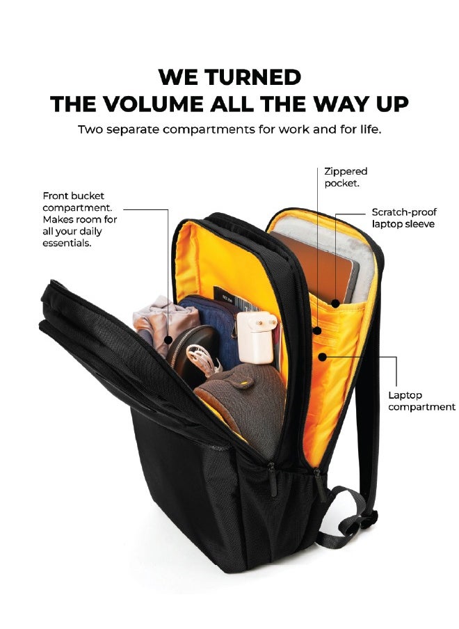 Mokobara MOKOBARA The Kaleido Backpack, Water-Resistant 15.6" Laptop Bag with Luggage Sleeve for Work, Travel, and Daily Use - Suitable for Men and Women  - Image 3