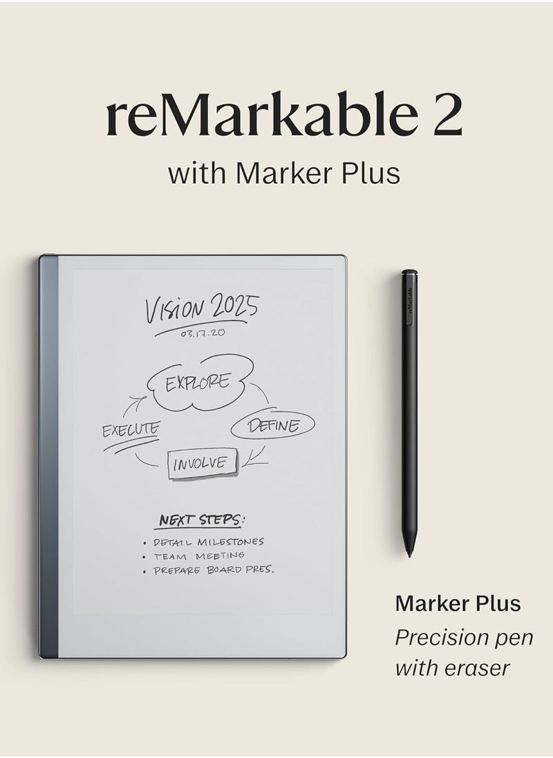 reMarkable 2 Paper Tablet 10.3" with Marker Plus