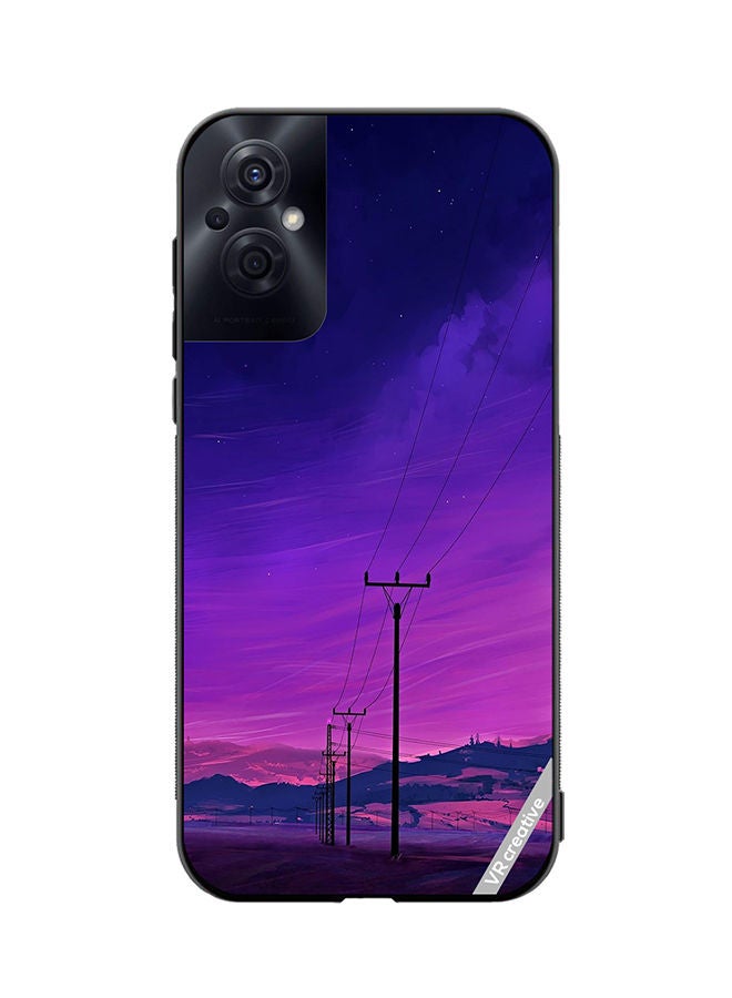 VR CREATIVE Protective Case Cover For Oppo Reno8 Z Nature Design Multicolour - Image 1