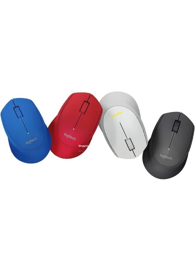 Durable Receiver 275 Connection Office M280 Battery Wireless USB Mouse Portable Gaming Home Computer-Specification:M275 Gray + Leather Mouse Pad White * Qingying Official Standard  - Image 3