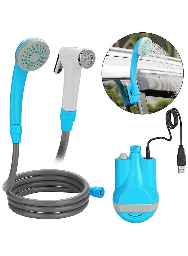 Generic Portable Showers Camping Shower, Camping Shower with Submersible Pump, Portable Outdoor Shower Water Pump for Camping  - Image 5