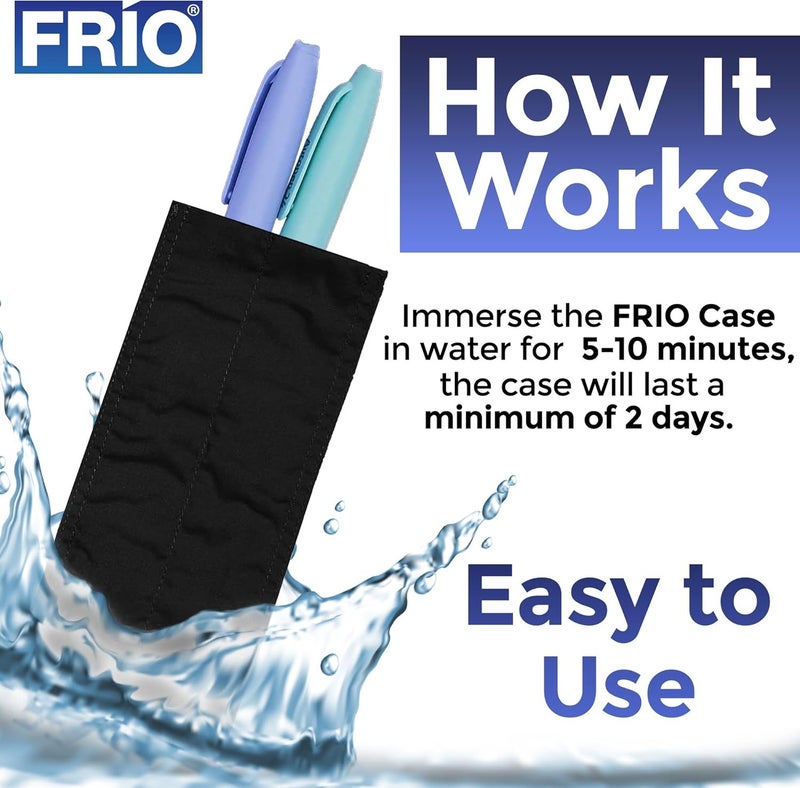 Frio Duo: The Original Insulin Cooling Travel Wallet for Diabetics (Black) - Image 3