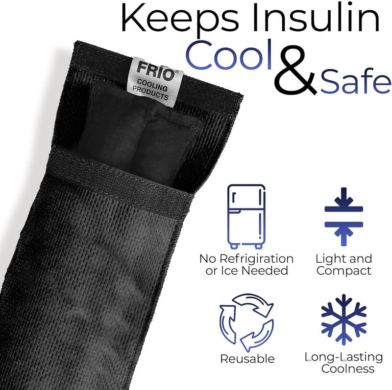 Frio Duo: The Original Insulin Cooling Travel Wallet for Diabetics (Black) - Image 5